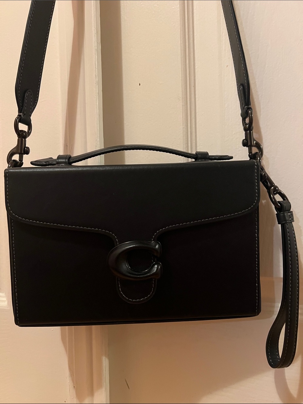 Coach Black Tabby Box Bag